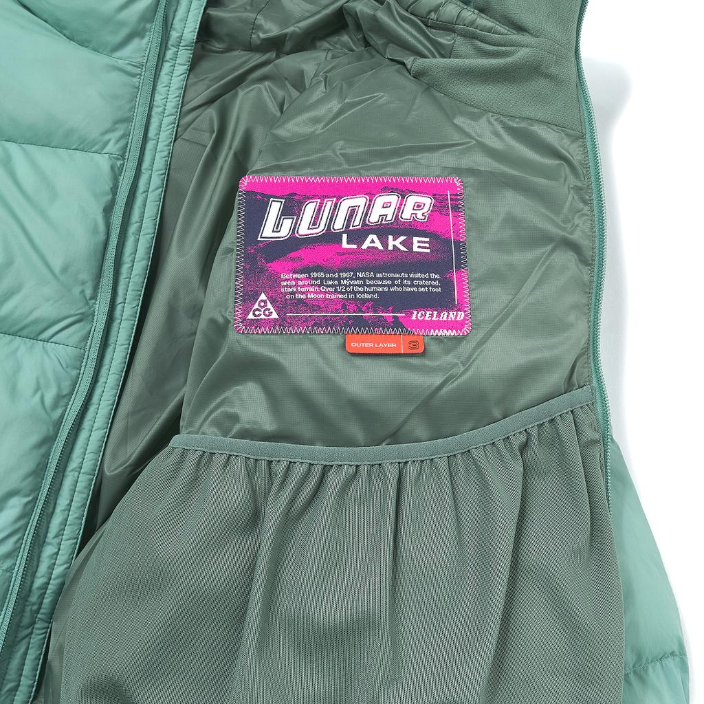 Nike ACG Series Lunar Lake Péřová bunda Primaloft Therma-FIT ADV Voděodolná Teplá Volný střih S kapucí Dlouhý rukáv Bunda Pánské bundy FV8911-017