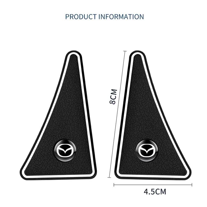 2PC Rubber Car Door Protection Corner Cover Edge Protection Anti-Collision Scratche for Mazda CX-5 CX5 Atenza CX-7 CX-9 MX5 CX30