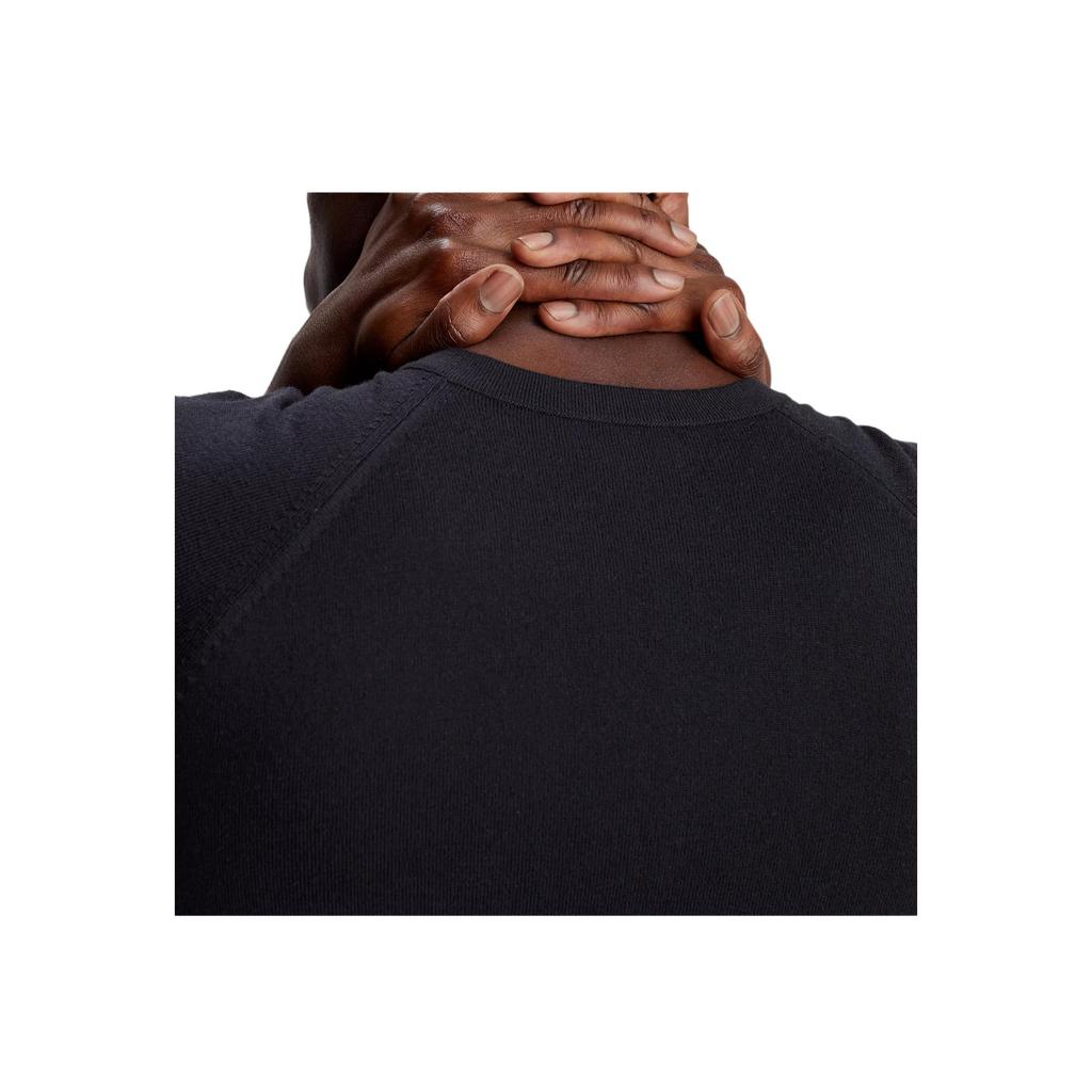 Calvin Klein Solid Color Blended Crew Neck Short Sleeve T-Shirt Men Tops Black K10K112852-BEH