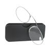 Fashion Nose Clip Reading Glasses Ultra Light and Convenient Mobile Phone Presbyopic Eyeglasses Retro Style HD Reading Glasses