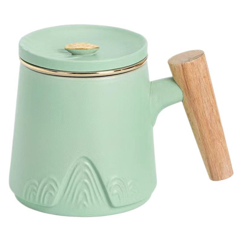 Guofeng Merchandise Zhoushan Ceramic Cup Three-Piece Gift, Thermos Cup Business Engraving Name