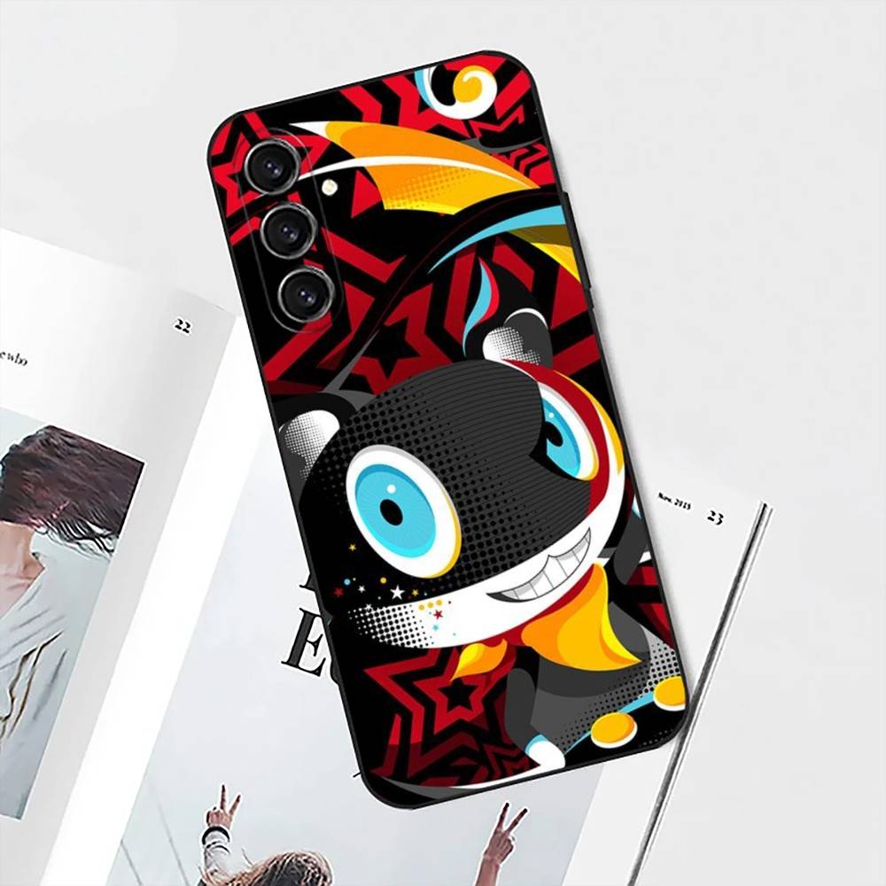Game P-Persona 5 Phone Case For Samsung S25,S24,S21,S22,S23,S30,Ultra,S20,Plus,Fe,Lite,Note,10 Black Soft Shell