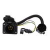 Trailer Wiring Adapter Connector Kit 4 Pin Flat to 7 Pin Waterproof Double Outputs Universal  For Commercial Vehicles