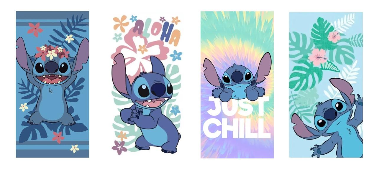 

Детское пляжное полотенце Стич - Детское полотенце Лило и Стич