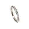 925 Sterling Zilver Vergulde Ring voor Vrouwen, Verloop Cubic Zirconia Fijne Minimalistische Dagelijkse Sieraden Cadeau