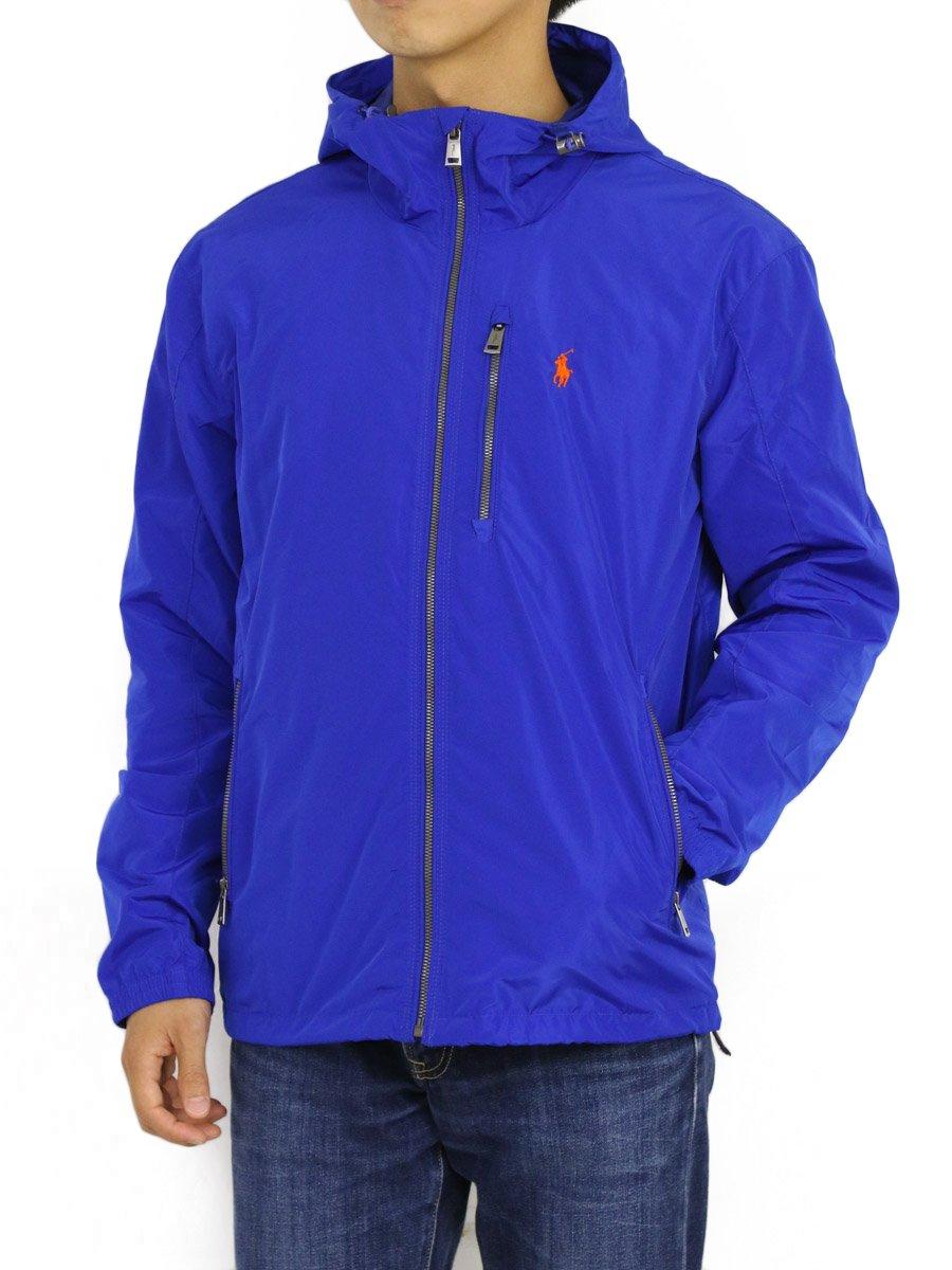 

POLO RALPH LAUREN Ветровка с капюшоном однотонная одинарного размера SAPPHIRESTAR Мужская куртка, Цвет, Точка, M, 0101659, [Б/у]