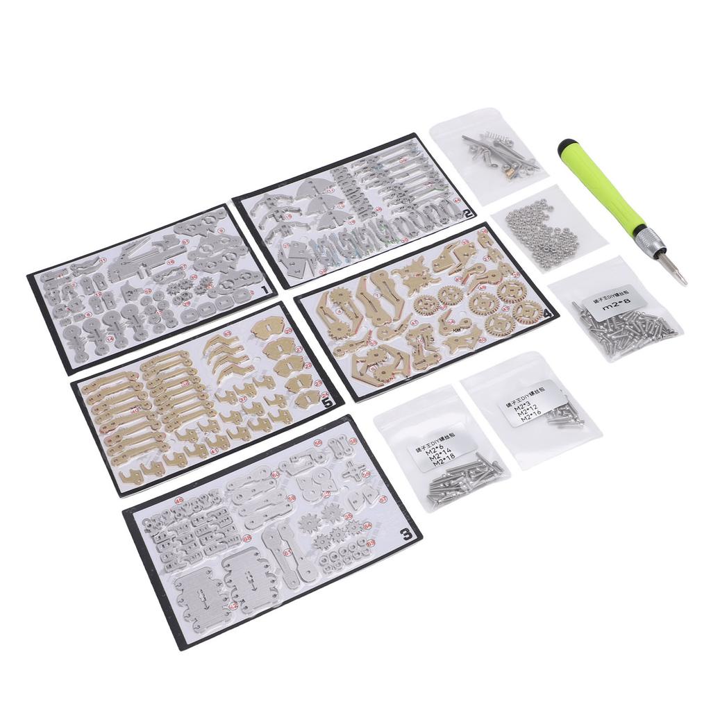 3D Metal Puzzles Kit To Build STEM Educational Toy   Mechanical Puzzle Building Blocks for Kids Adults