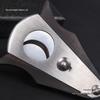 Sandalwood Metal Cigar Cutter: Portable Double Blade Cigar Scissors and Punch
