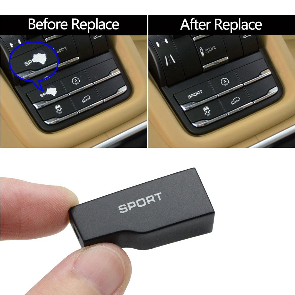 Car Front Console Drive Mode Suspension Sport Button Center Traction Control Switch For Porsche Cayenne 7P5 2010-2018