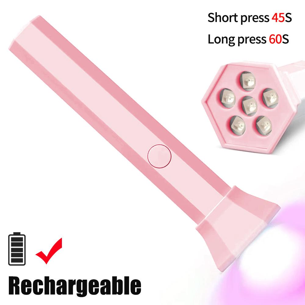 LINMANDA 18W Mini UV LED Nail Lamp Portable Nail Lamp Fast Drying Curing Light for Gel Polish No Black Hands 6 Lamps UV Lamp