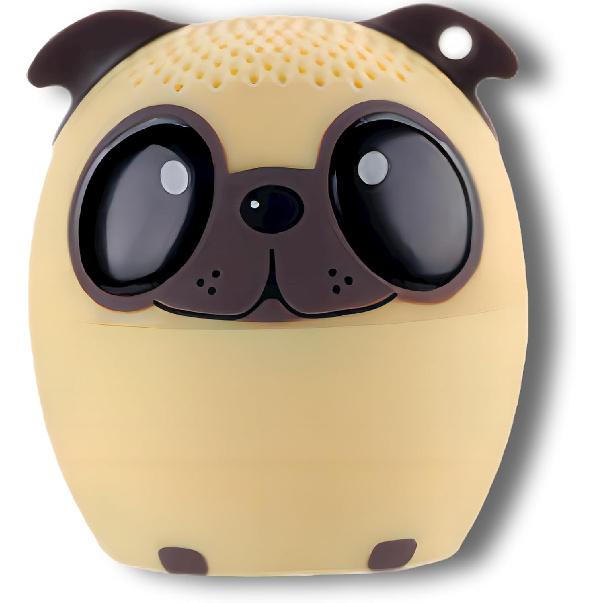 1.77 Inch Portable Mini Bluetooth Speaker Wireless with Lanyard, Cute Dog Style Bluetooth 5.0 for Phone PC Android Home Indoor Outdoor