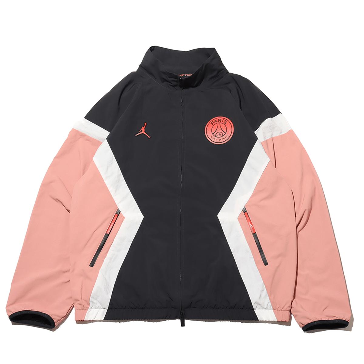 

Jordan X Коллаборация PSG FW24 M J Anthem Fashion Толстовка с длинным рукавом, капюшоном, теплая куртка на молнии, унисекс, черная/розовая FV7740-685 XL