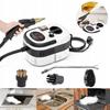 2-in-1 Cleaning Set with Steam Cleaner and 9-in-1 Rotating Brush Accessories