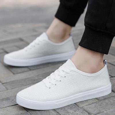 Leinwandatmungsaktives Mesh Herrenschuhe Trendige Leichte Walking Flats Männliche Tennis-Sneaker Outdoor Lauf-Fitnessschuhe