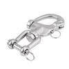 Mousqueton pivotant en acier inoxydable 316 pour drisse de spinnaker de voilier 03#