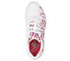 Sneakers Skechers Weiß / Koralle Spread The Love