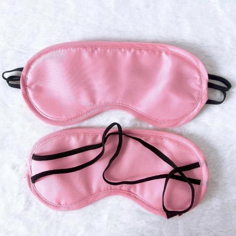 Seidige Schlafmaske Zero Druck Lichtblockierend Elastisches Band Mehrfarbig für Reisen Camping Outdoor Ruhe