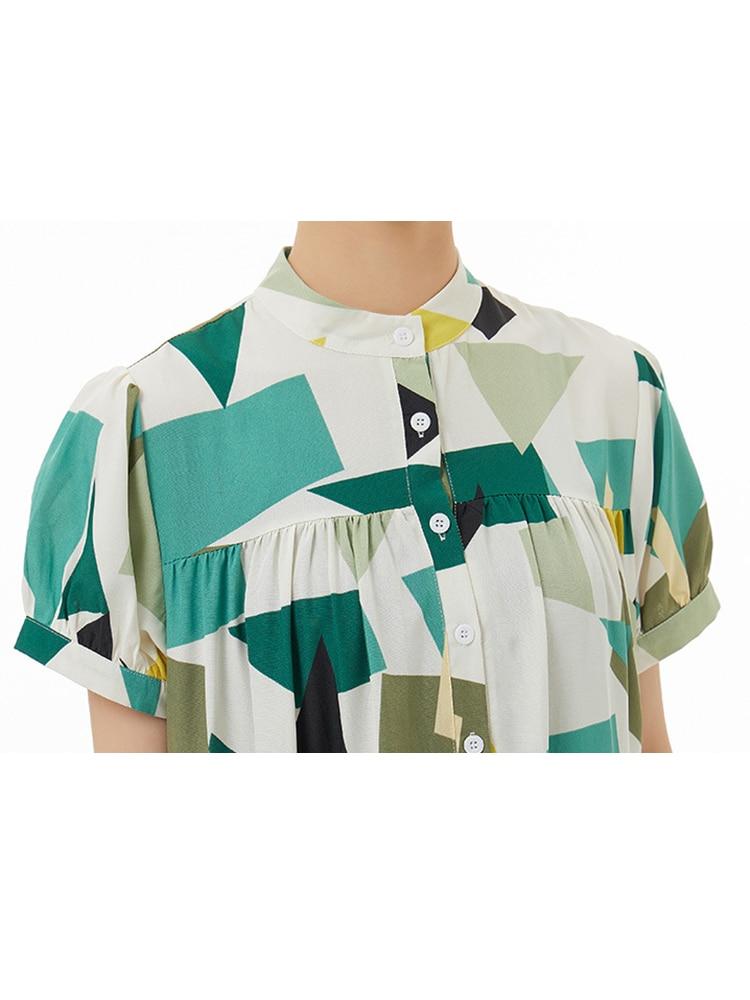 XITAO Print Fashion New Women Goddess Fan Casual Loose Dress WLD11698