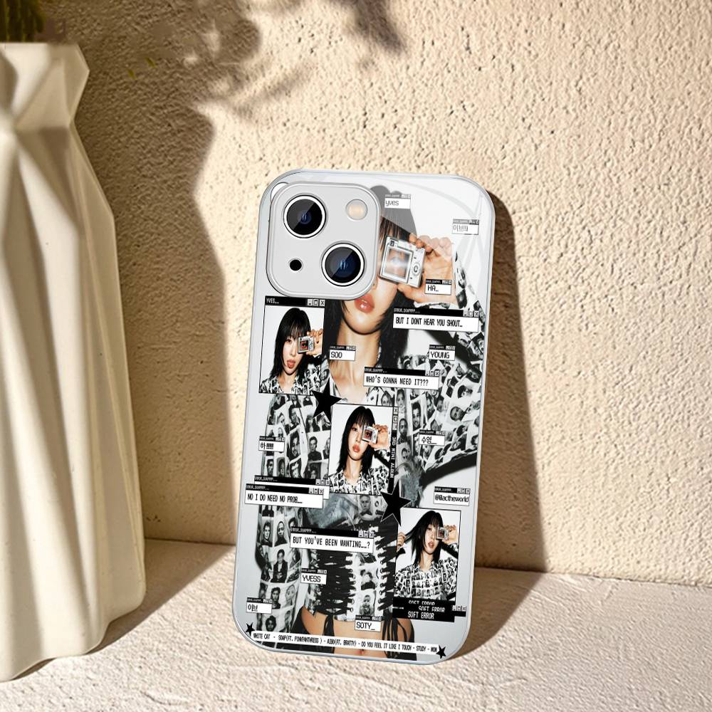 Popular K-pop Group L-Loona Y-Yves For IPhone 14 13 12 Mini 11 Pro XS Max X XR 14 Plus Tempered Glass Cover