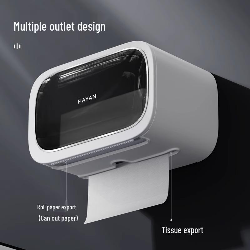 Wall-Mounted Tissue Paper Holder for Bathroom