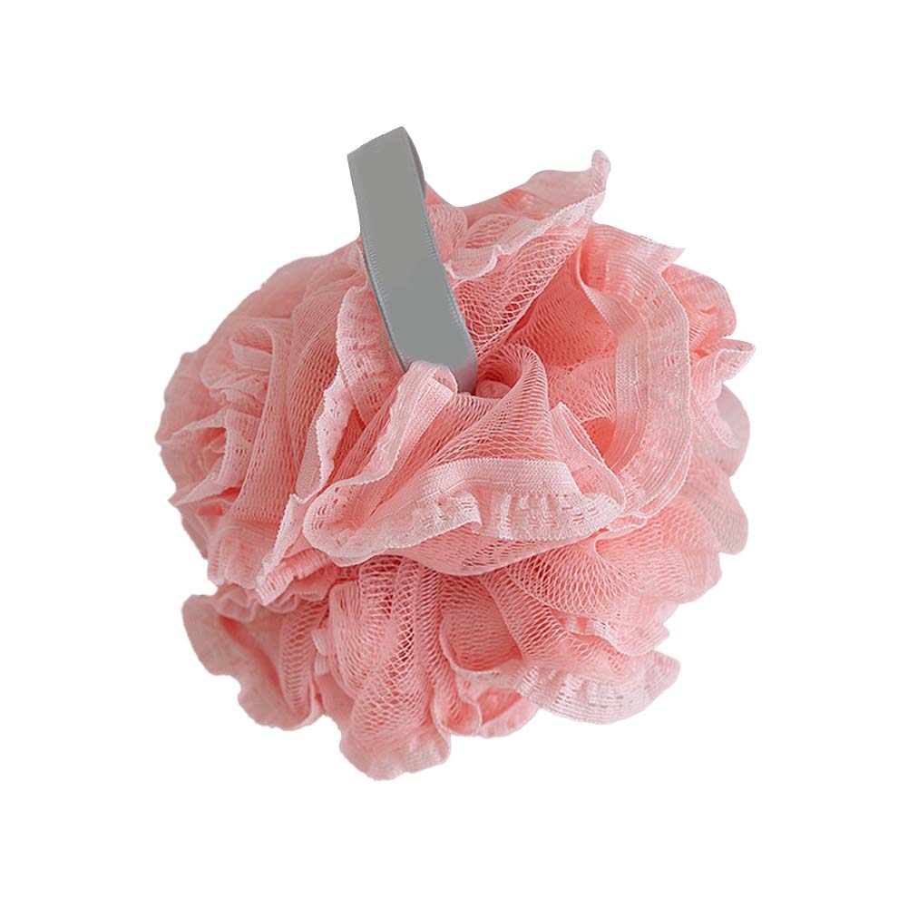 

Мягкий кружевной шарик для ванны, пенящийся сетчатый цветок для ванны, очень милый скраб для ванны, губка для душа, скраб для тела, прочная здоровая массажная щетка