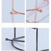 Elegant Detachable Crown Display Stand Sturdy Stainless Steel Frame Suitable for Secure Jewelry Exhibition Presentations