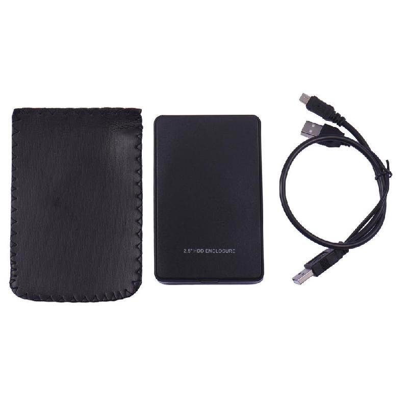 Drive Enclosures & Docks Usb 2.0 To 2.5 Inch Sata Hard Drive Enclosure Box Housing Cover 2Tb Black
