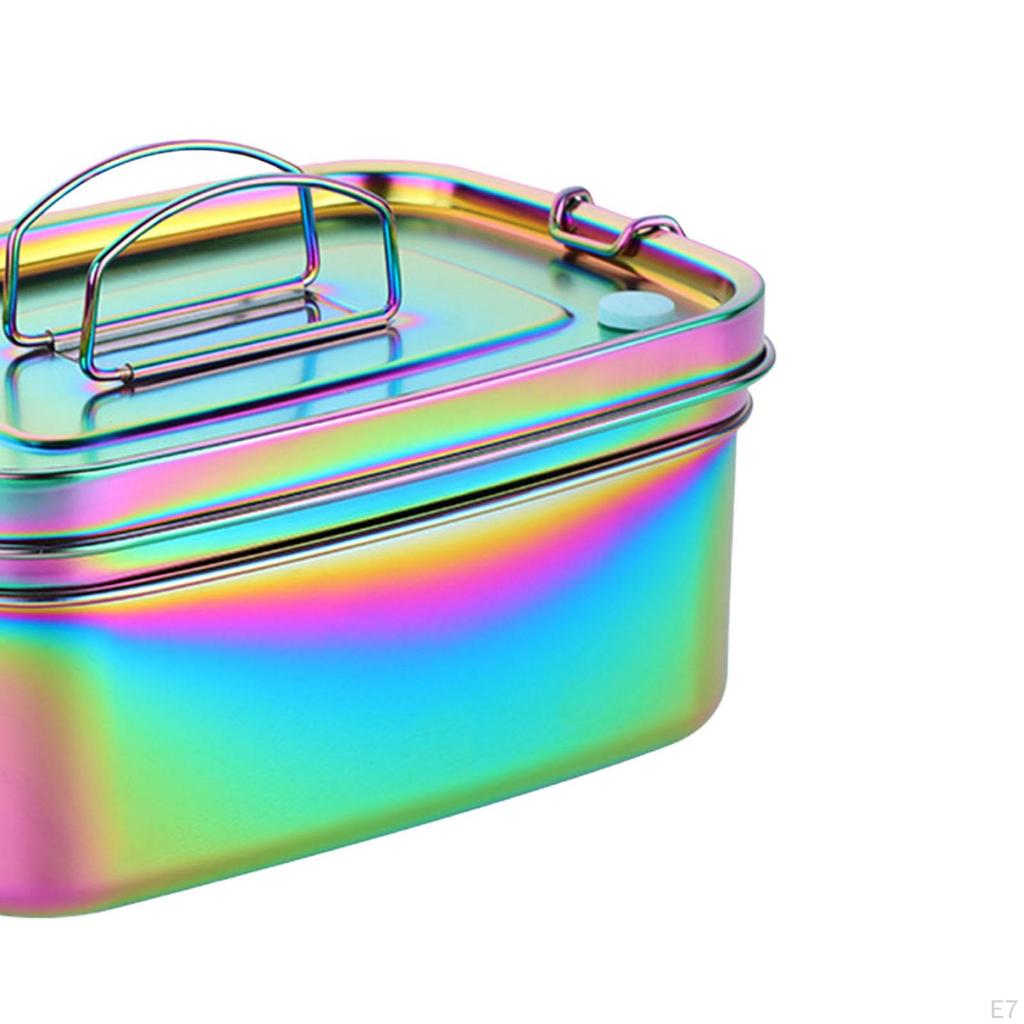 Contenitori per Pasto Lunch Box con Valvola Ermetica e Maniglia per la Casa