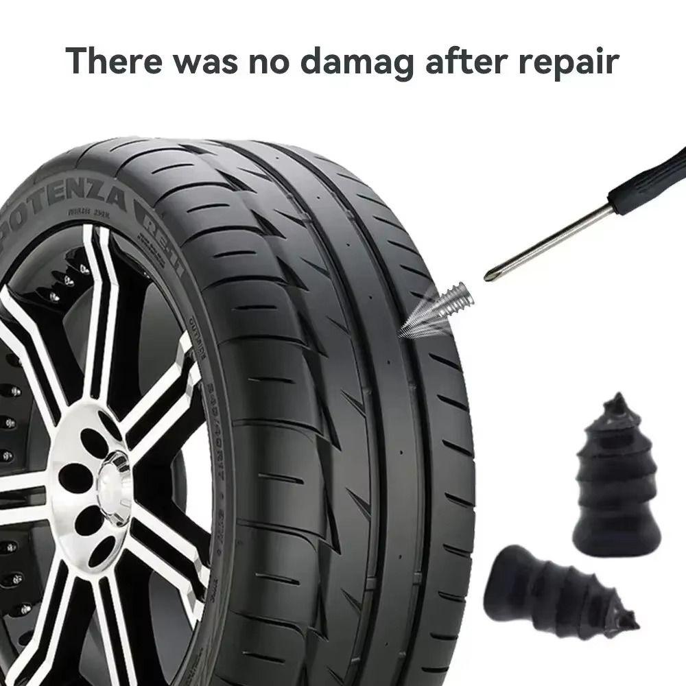 10/20Pcs Rubber Car Tyre Repair Nail Self-Service Tool Tyre Repair Kit  Universal Tire