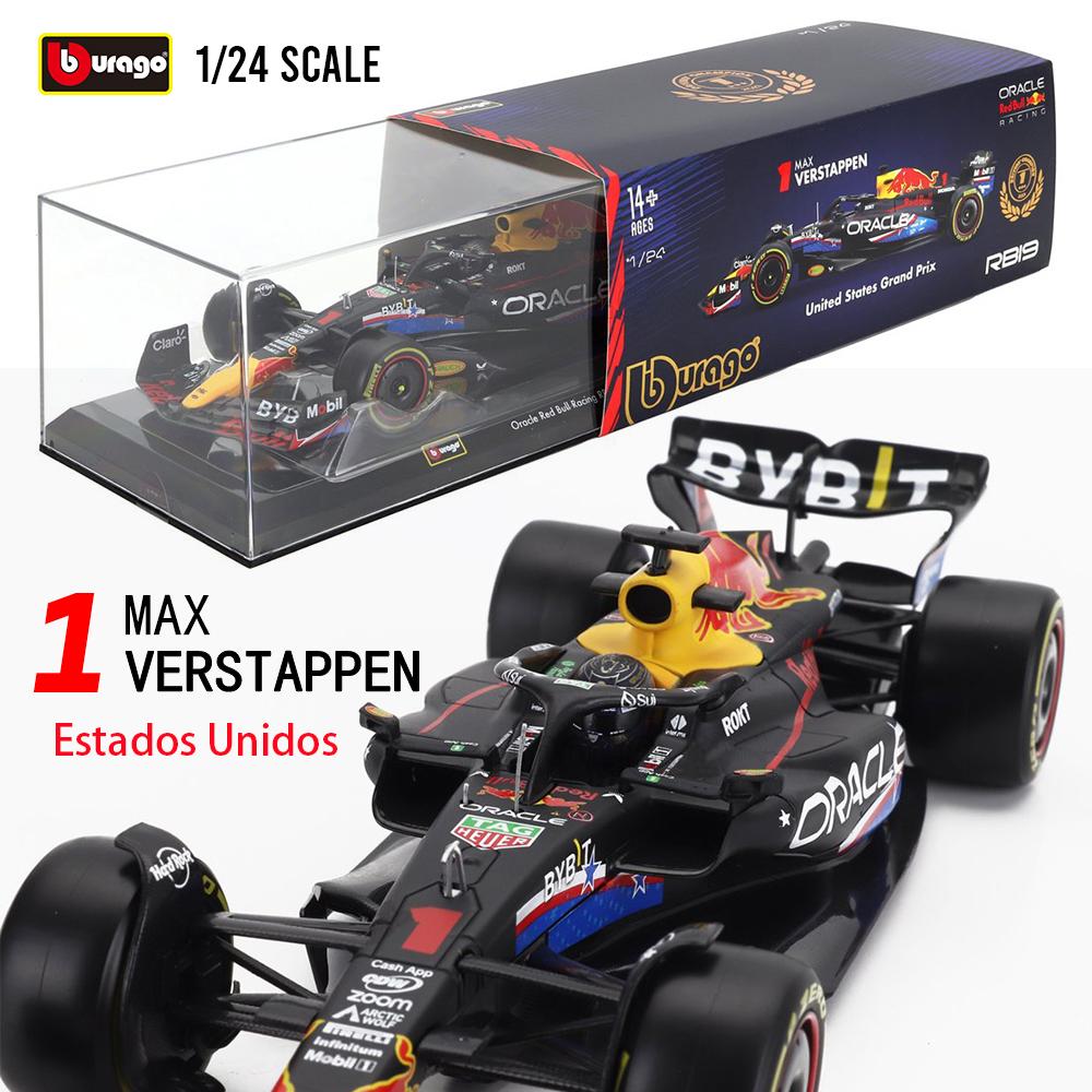 

Bburago 1:24 2023 F1 Red Bull RB19 American Station # 1 Perez # 11 Alloy Car Model Formula One Die Casting Model Gift Toy Boy