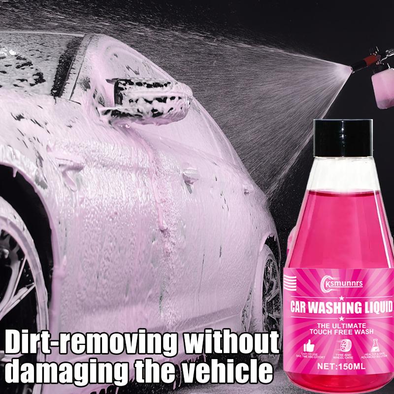 150Ml 1:100 High Concentration Car Wash Liquid. High-Foam Formula Produces Rich Lather, Effectively Loosening Dirt And Grime Wit
