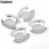 Side Door Handle Bowl Cup Cover Trim For Kia Cerato K3 Forte 2012 2013 2014 Chrome Car Door Handles Protector Cap Accessories
