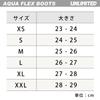 [UNLIMITED PWC] UNLIMITED UNB0601 White (L) 26-27cm Aqua Flex Boots Marine Shoes