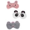 Women Plush Eye Mask White Panda Blindfold Eye Patch Eyeshade Sleep Mask Gift