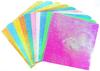 Dilib Glitter Origami 100 Glittery Paper for Making Paper Chiyogami Gift DIY and 100 Paper, 15cm, Sheets. Colorful, Cranes, (decorative Paper),