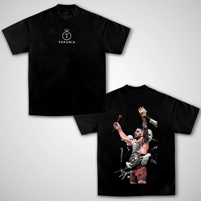 UnderDoz ILIA TOPURIA UFC CHAMPION TEE, Topuria Boxing T-Shirt XL