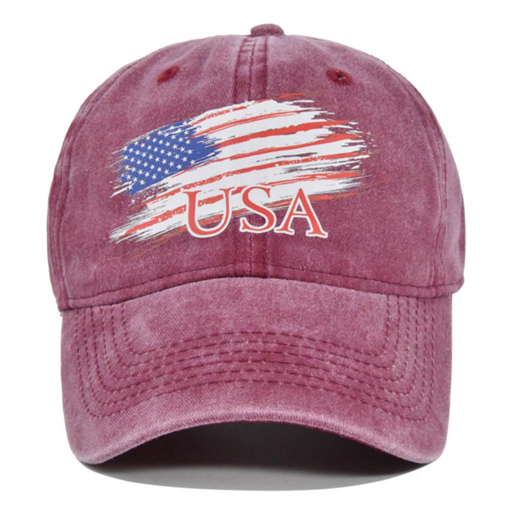 Graffiti Print Baseball Cap Vintage Curved Brim Sun Hat Adjustable Breathable Cotton Cap