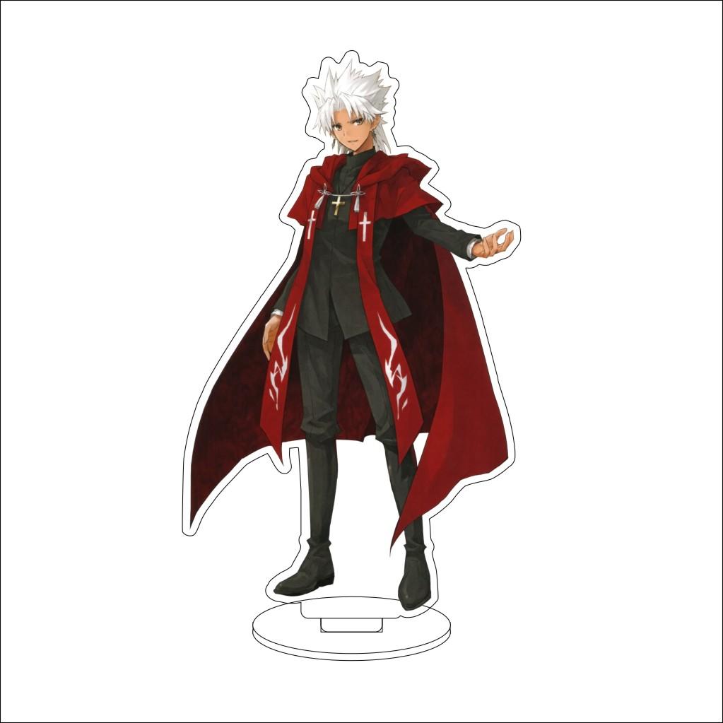 16CM Anime Fate stay night Cosplay Acrylic Stand Ornaments Tamamo no Mae/Shirou Emiya Figure Stand Halloween Gifts