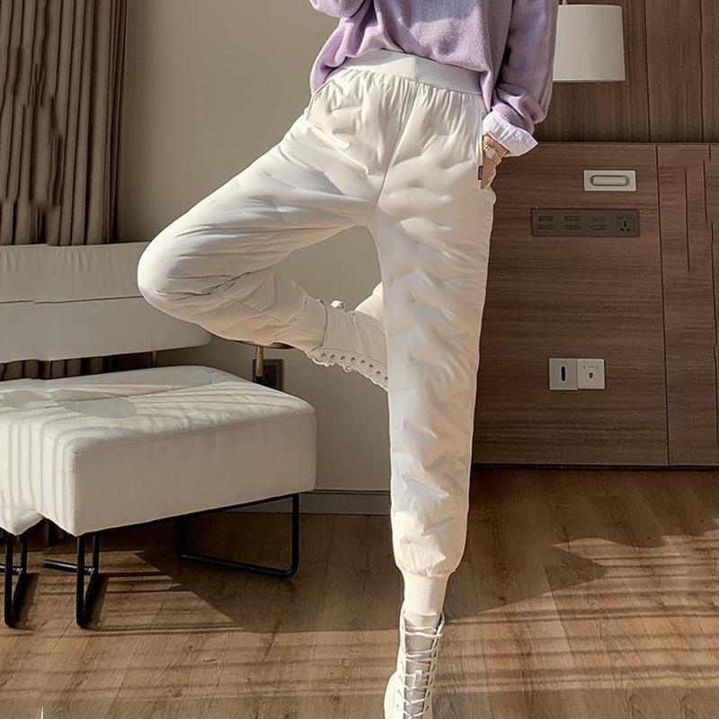 Warm Down Cotton Women Harem Pants 2022 