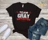 Team Gray Family Reunions DNA Heartbeat Tshirt, Team Gray Family Outfit, Family Union Birthday Gift