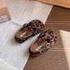Girls Leather Shoes Toddlers Flats Princess Sweet Little Kids Soft Shoes T-strap Retro Classic Children's Dress Shoes for Party