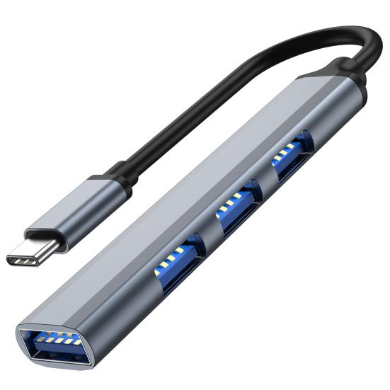 Premium USB Expander 4 Ports Ultradünn Plug Play