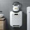 Wall-Mounted Foldable Laundry Basket: Large Capacity, Multifunctional Storage