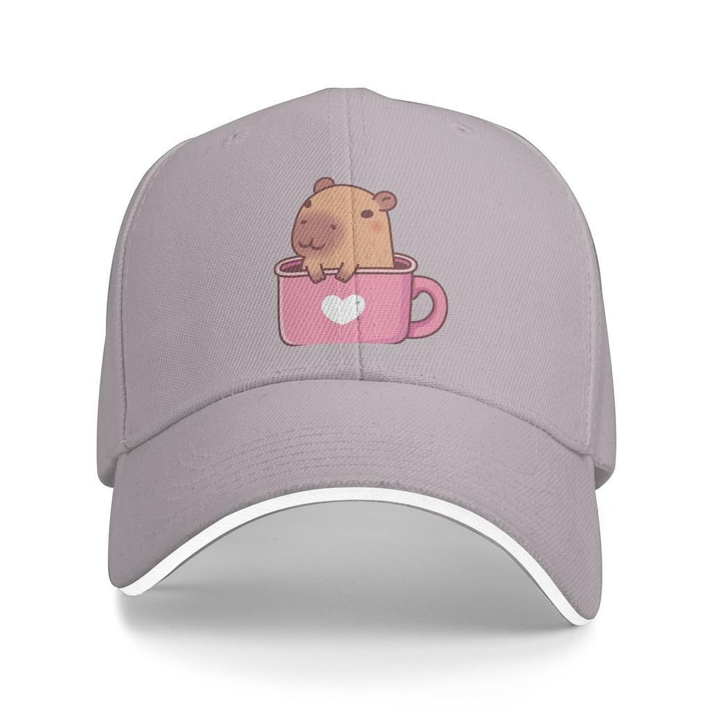 Kapybara   Keps Baseballkeps Var Cappy Trendig Truckerkeps Sommar Unisex Unisex Utomhus Sport Snapbackkeps