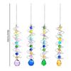 3D Tailwinds Rotating Crystals Ball Suncatchers Rotating Stabilizers Hangings Decorations for Window Tree Wall Indoor Outdoor