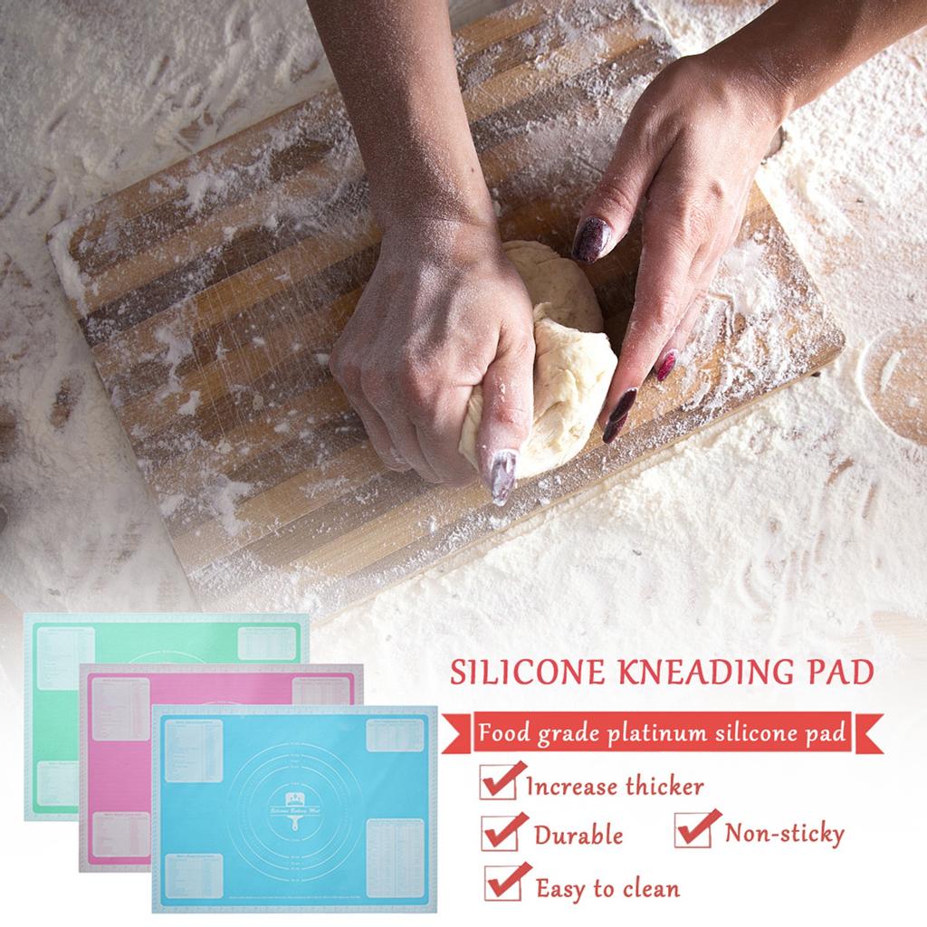 Buy [zzz] Silicone Cake Mat Non Stick Baking Mat Fondant Mat Dough ...