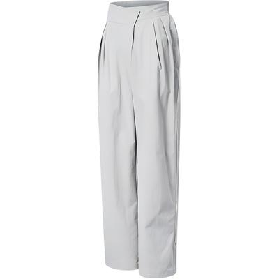 Sportswear Collection Repel Asymmetrical Waist Solid Color Fashion Comfortable Casual Pants Women Pants Gray FV7542-014