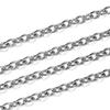 5Meters Never Fade Stainless Steel Multi Styles Necklace Chains for DIY Bracelet Chain Jewelry Making Findings Accessories