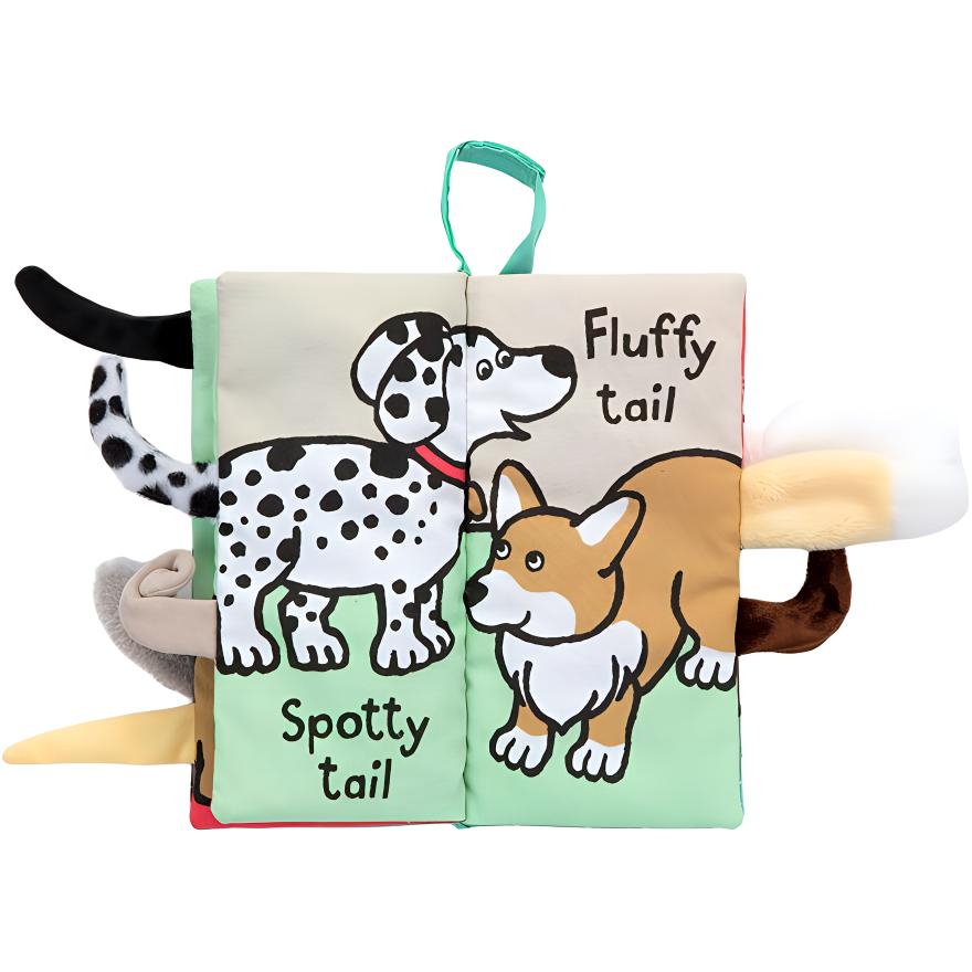 JELLYCAT Dog Series Puppy Tail Activity Manual Plush Doll Accessories