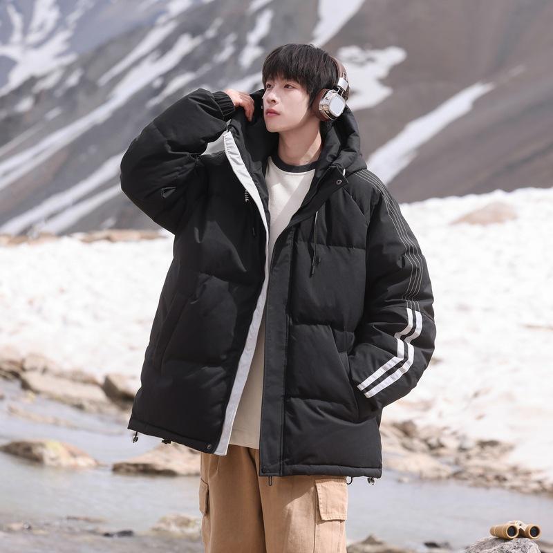 

New Winter Hooded Thickened Down Jacket Outdoor Winter Clothing for Men 3XL